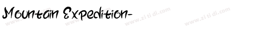 Mountain Expedition字体转换